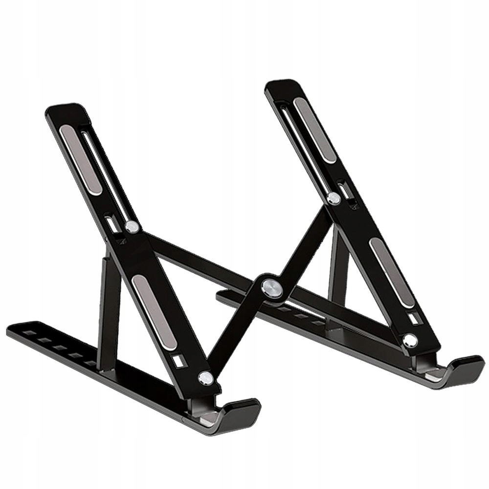 Podstawka pod laptopa Mobes aluminiowa czarna regulowana