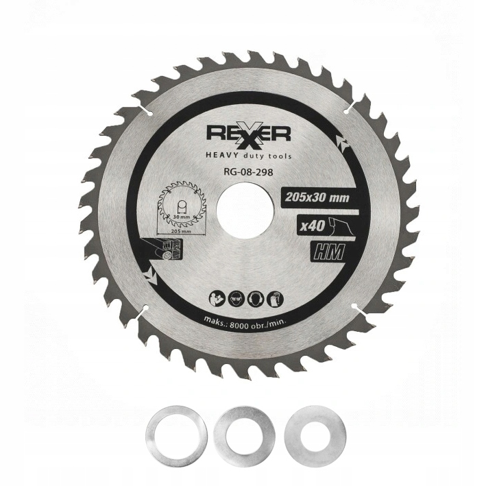 

Piła Tarczowa Do Drewna 205x30MM 40 Zębów