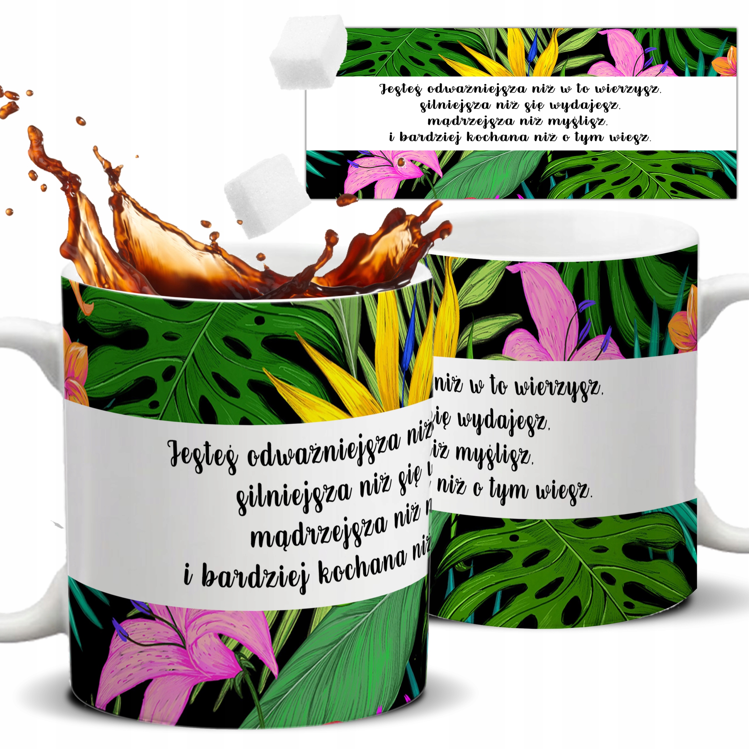 

Kubek Biały Motywacyjne Cytaty