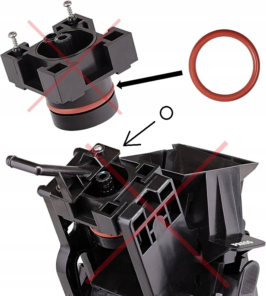 Zestaw uszcelek Saeco Aulika EVO+smar+wężyk