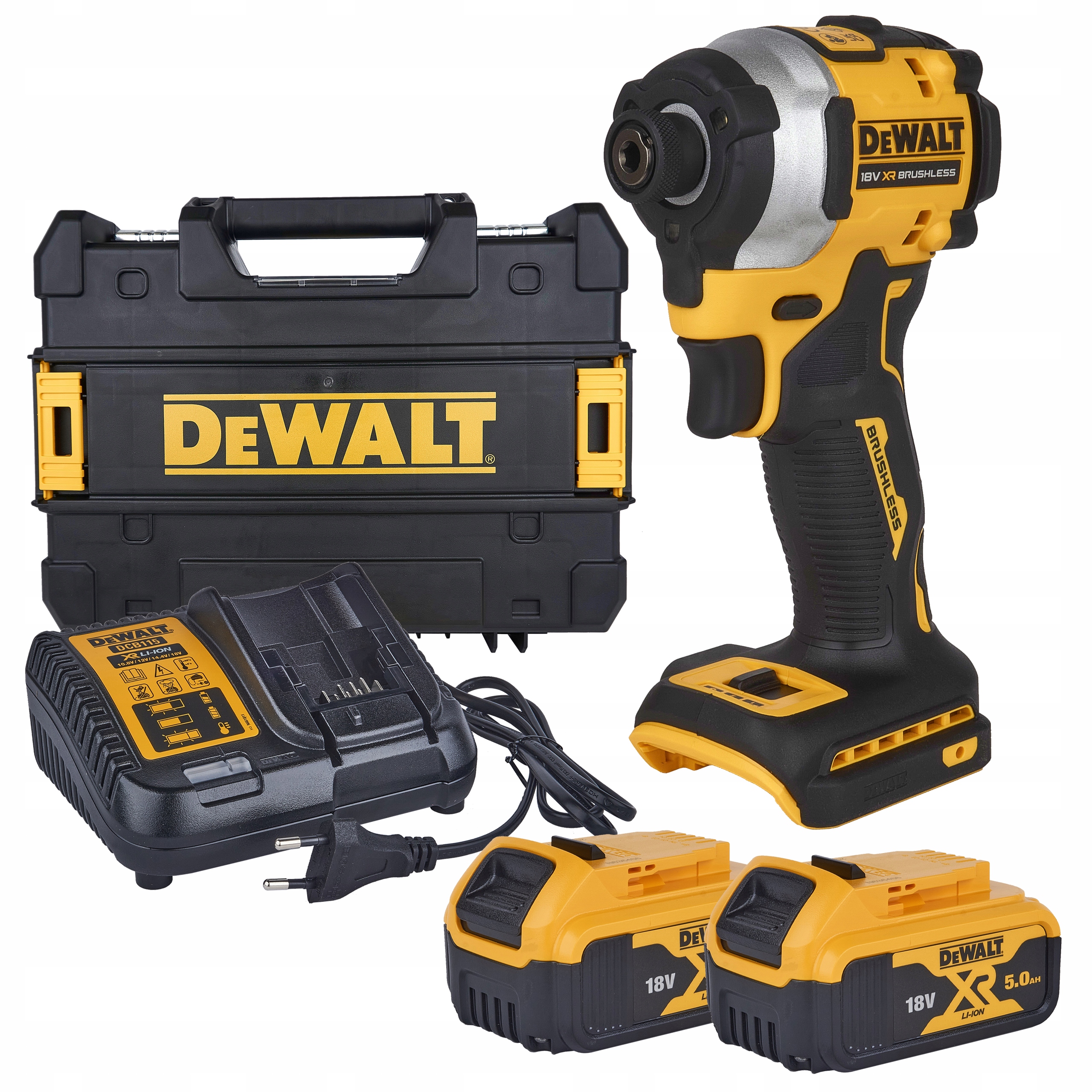 Dewalt DCF850P2T Úderový Šroubovák 18V 2x5,0Ah