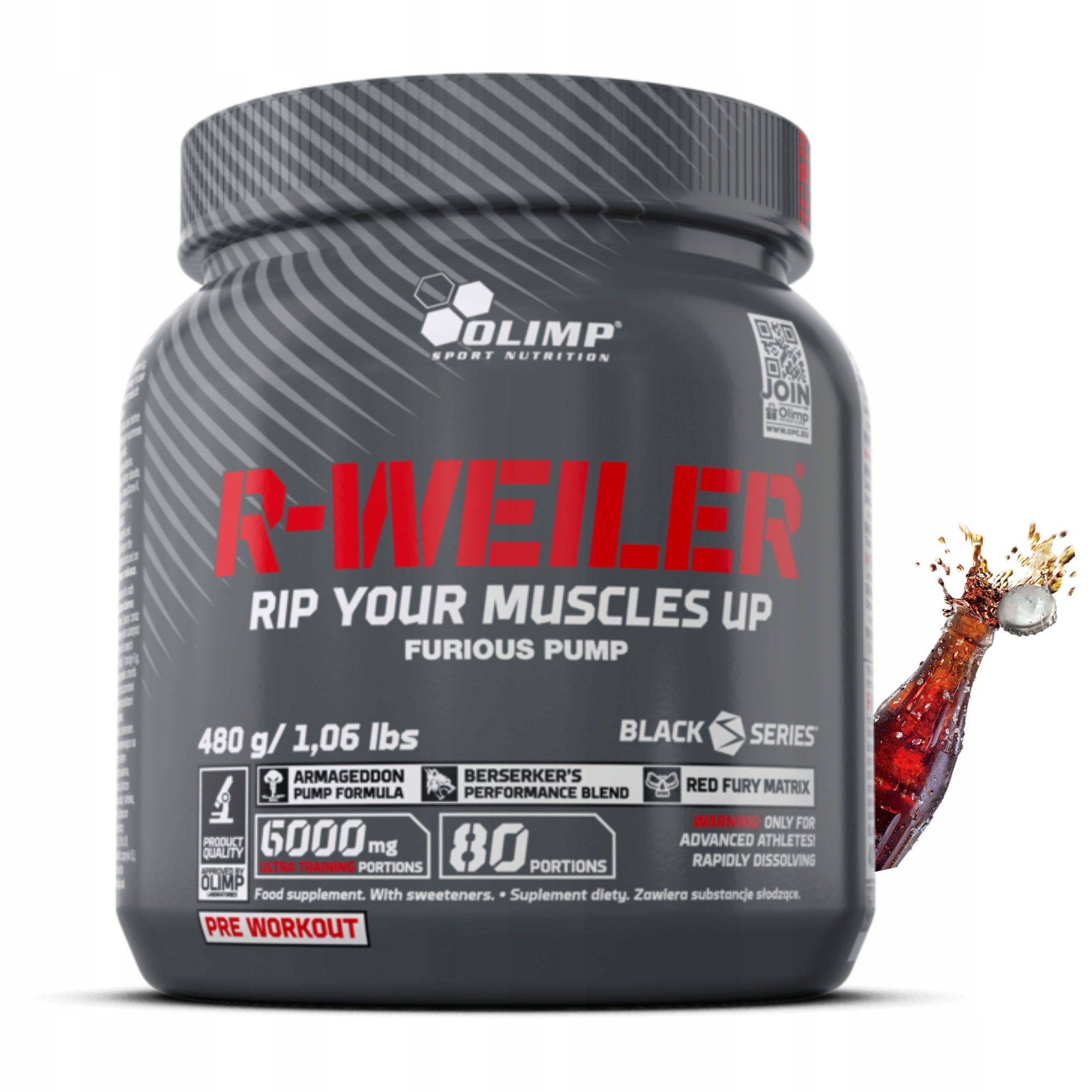 Olimp R-weiler – Kreatin Předtréninkovka 480 G