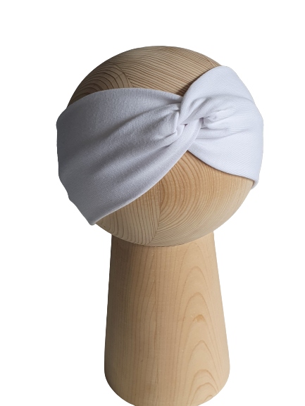 

Opaska Przeplatana Biała Rozmiary 52-55cm