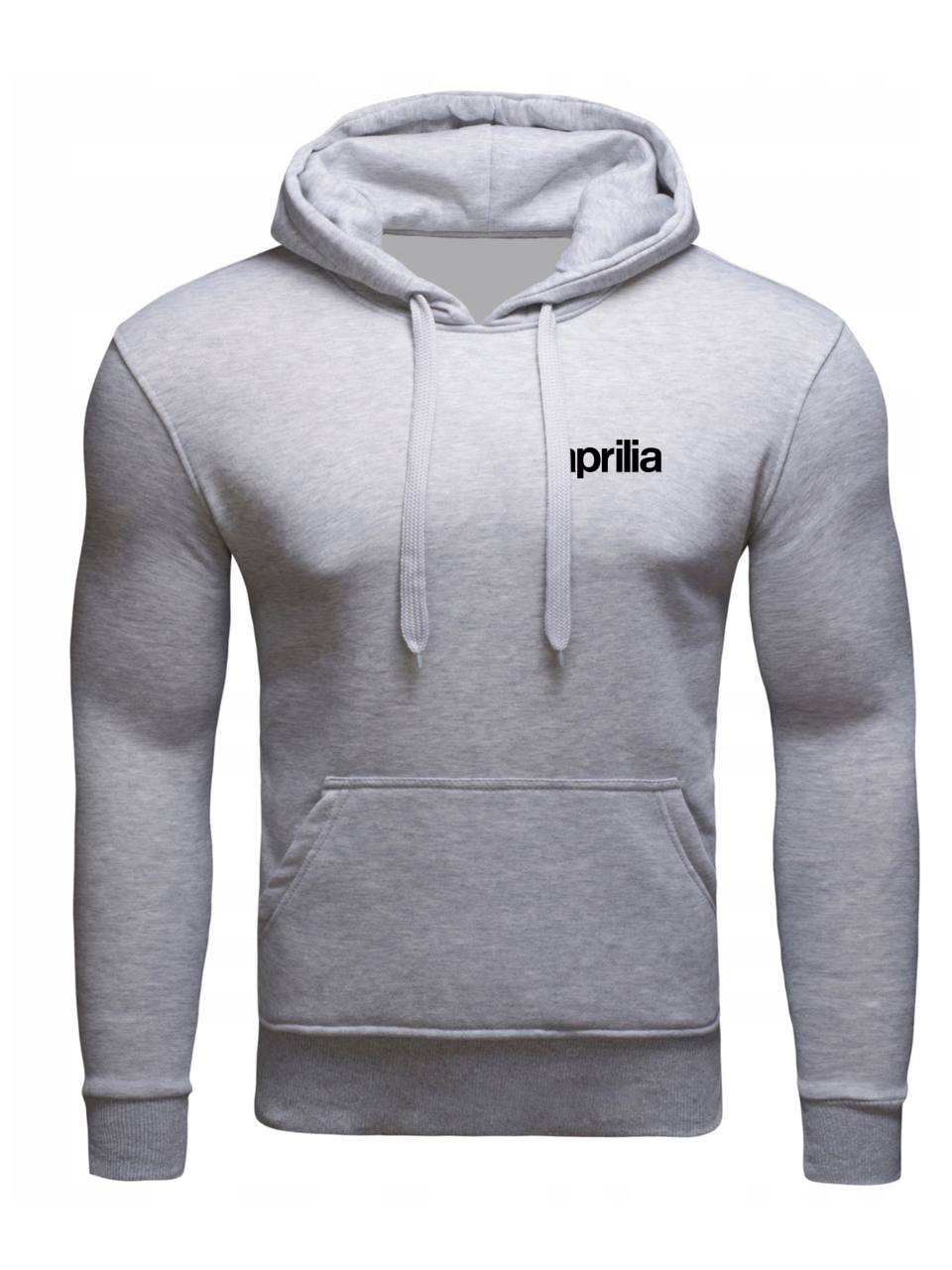 

Bluza Z Kapturem Aprilia Męska Szara XXL
