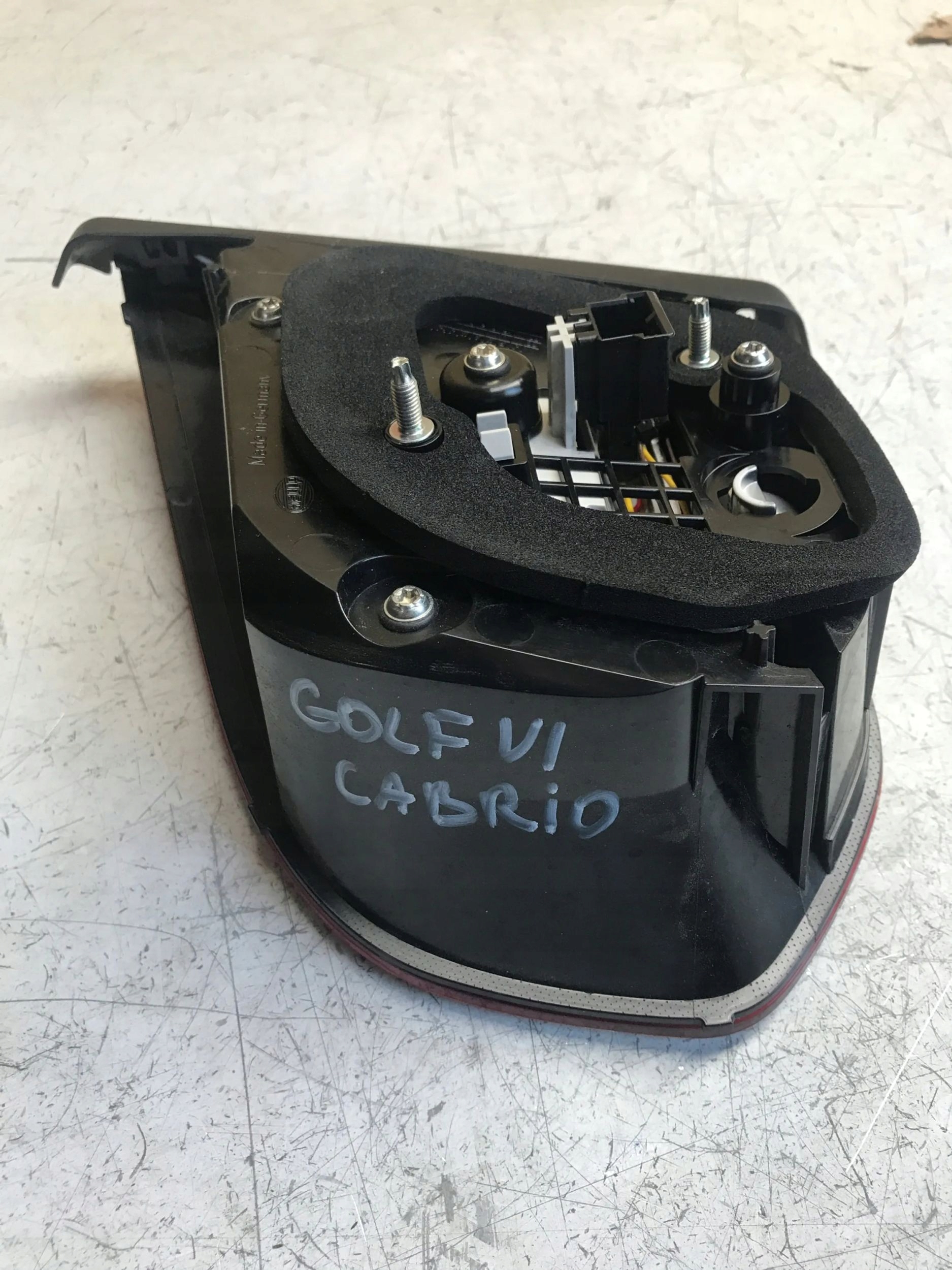 light left rear part to the bonnet LED VW GOLF VI CABRIO EUROPA