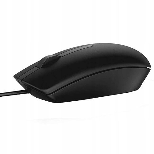 Dell Mysz przewodowa optyczna Usb czarna MS116