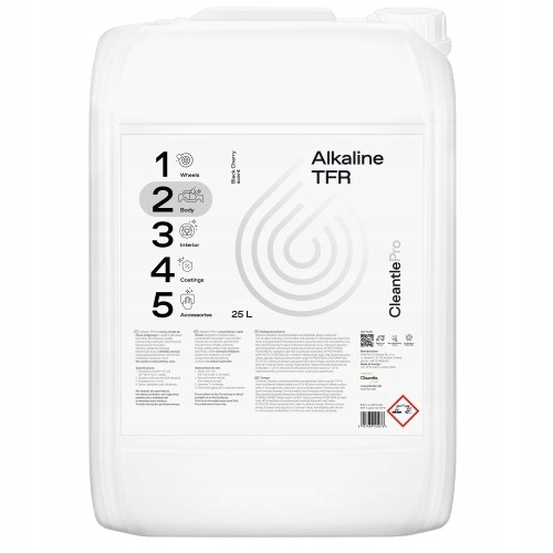 Cleantle Alkaline Tfr Silný zásaditý prostriedok na predumývanie 25L
