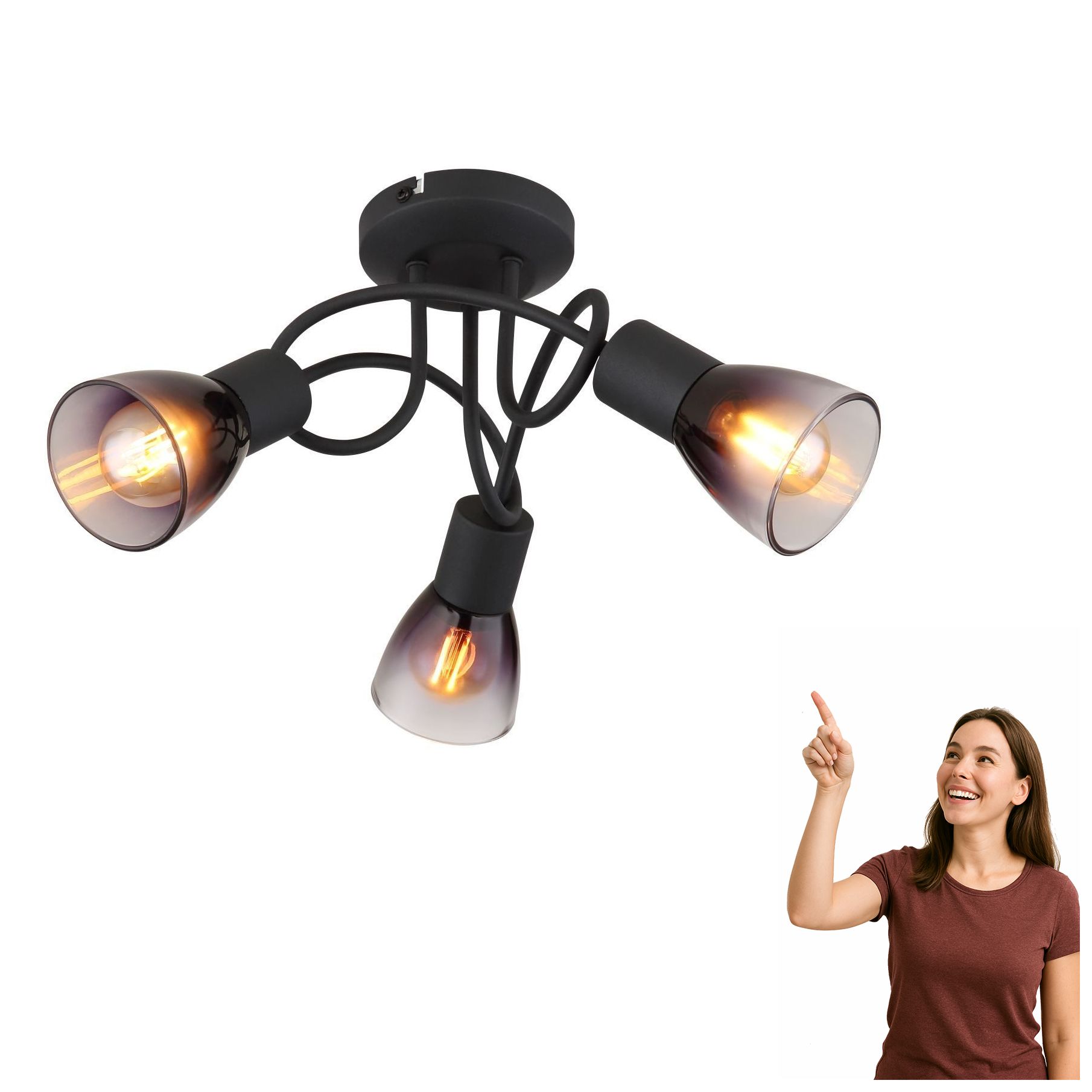 Stropní svítidlo Satella 54312-3D Globo