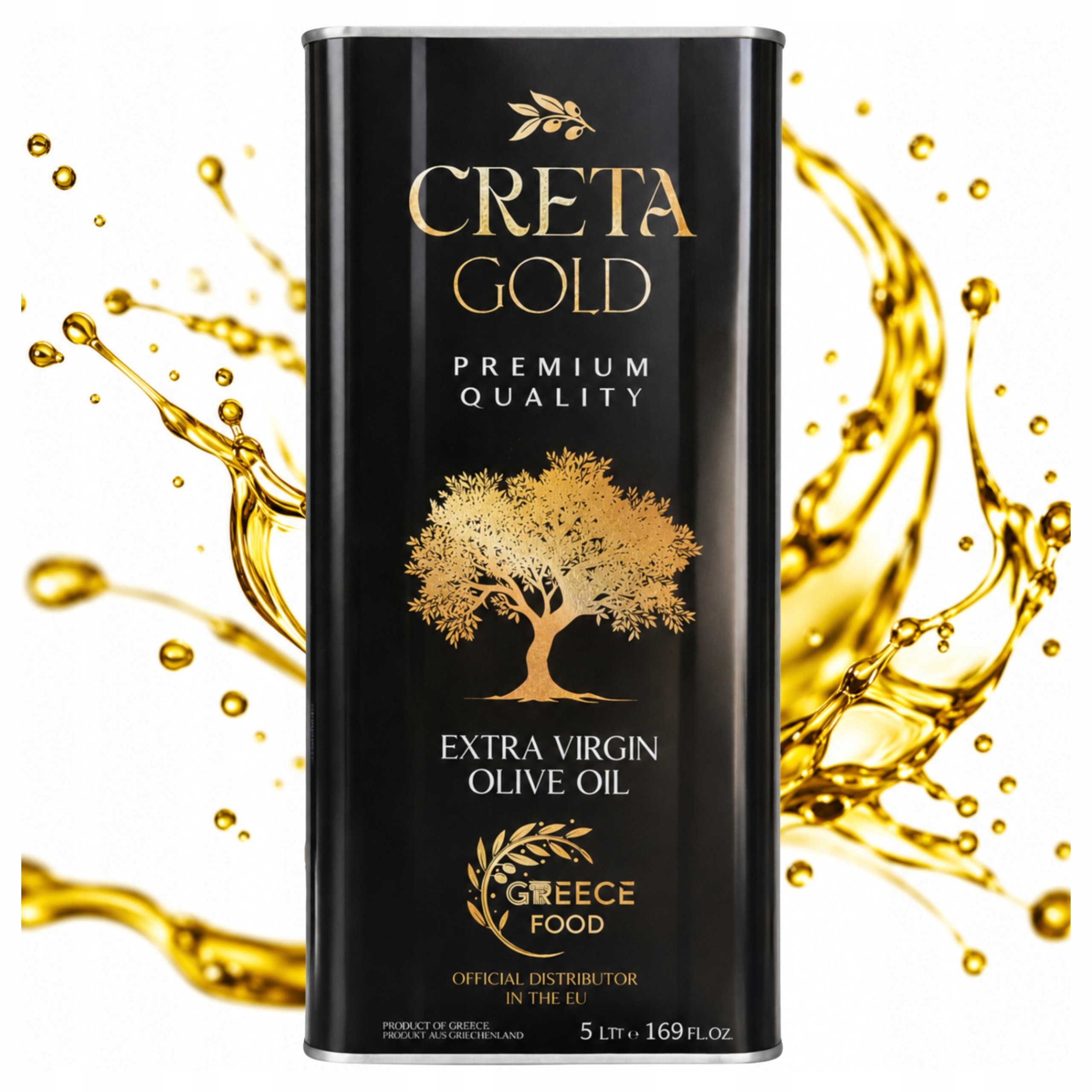 Extra panenský olivový olej 5 l, řecký premium, čerstvý, nejvyšší kvalita