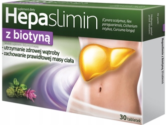 

Hepaslimin Z Biotyną 30TABLETEK