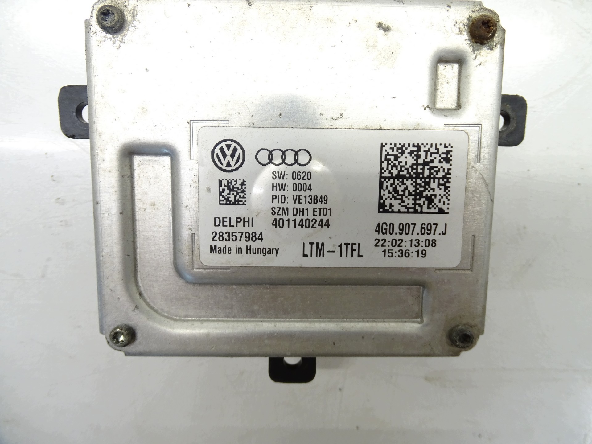control unit module lights SWIATLA AUDI A7 4G0907697J