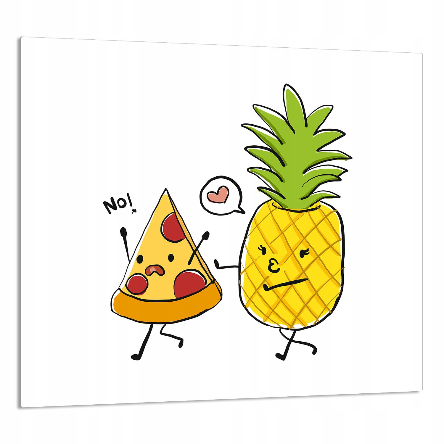 Skleněný Panel Do Kuchyně 65x60 Jídlo Tvrzené Sklo