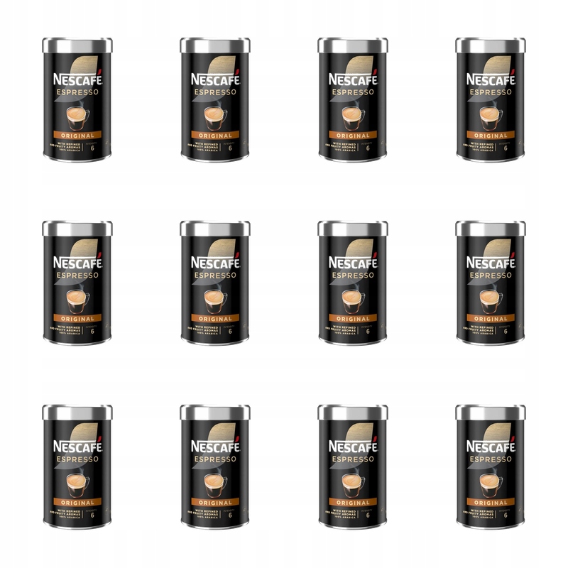 Nescafé Gold Espresso Original Káva 95 g X12
