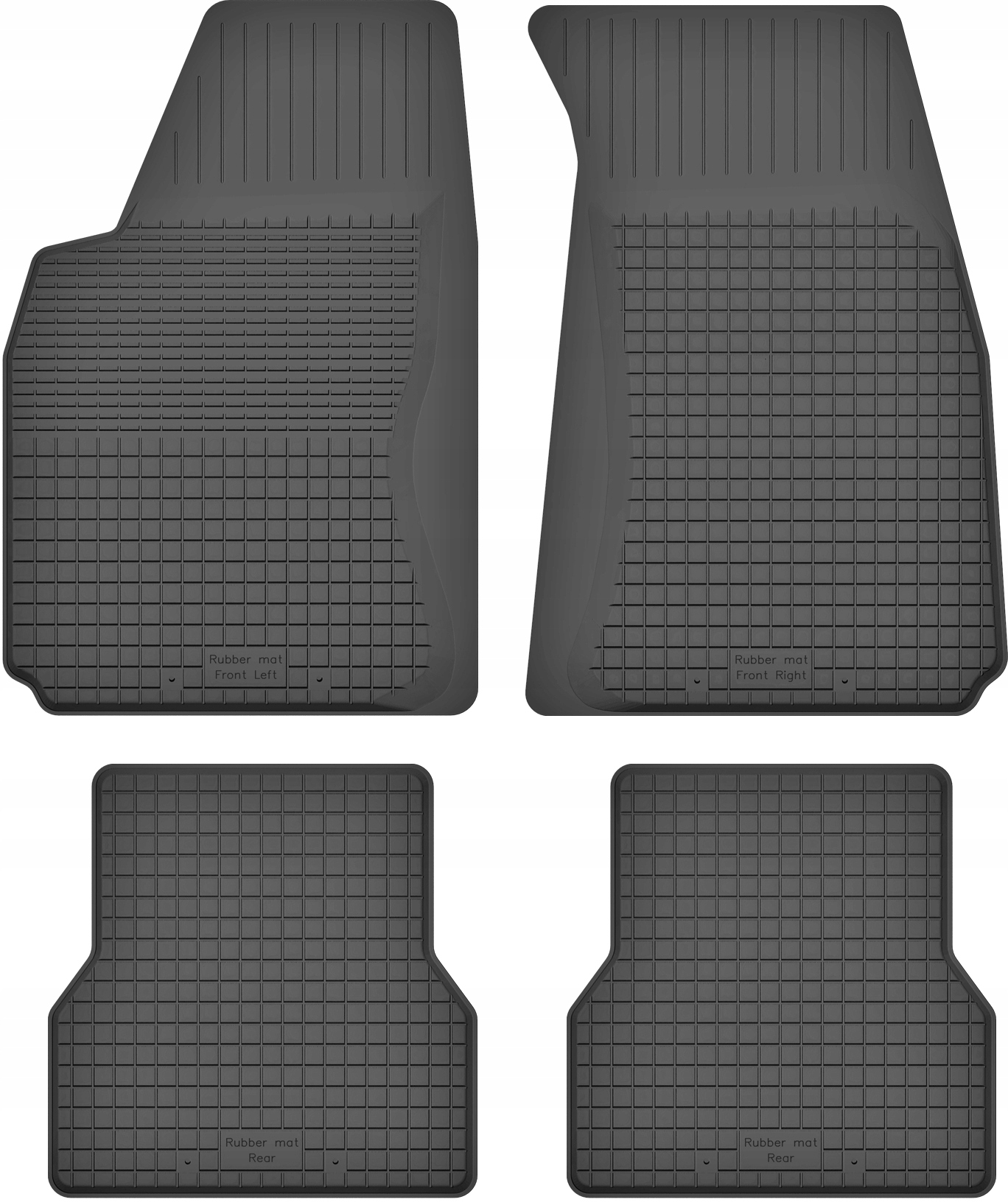 

Dywaniki gumowe wycieraczki do Audi A4 B6 00-04