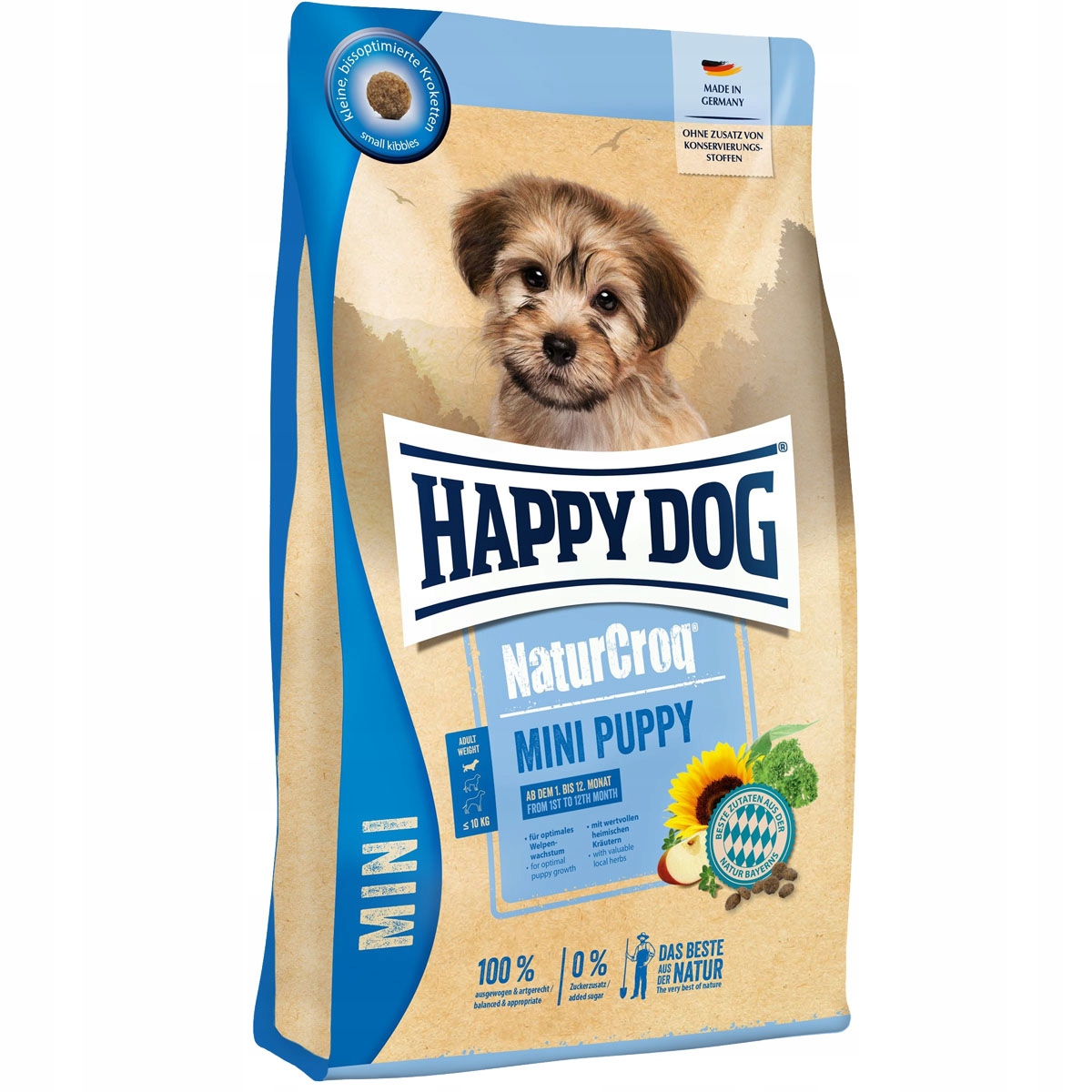 Happy Dog Naturcroq Mini Puppy 4kg Štěňata Malých Plemen