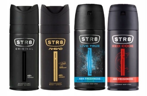 

STR8 Zestaw deo spray 4 x 150 ml