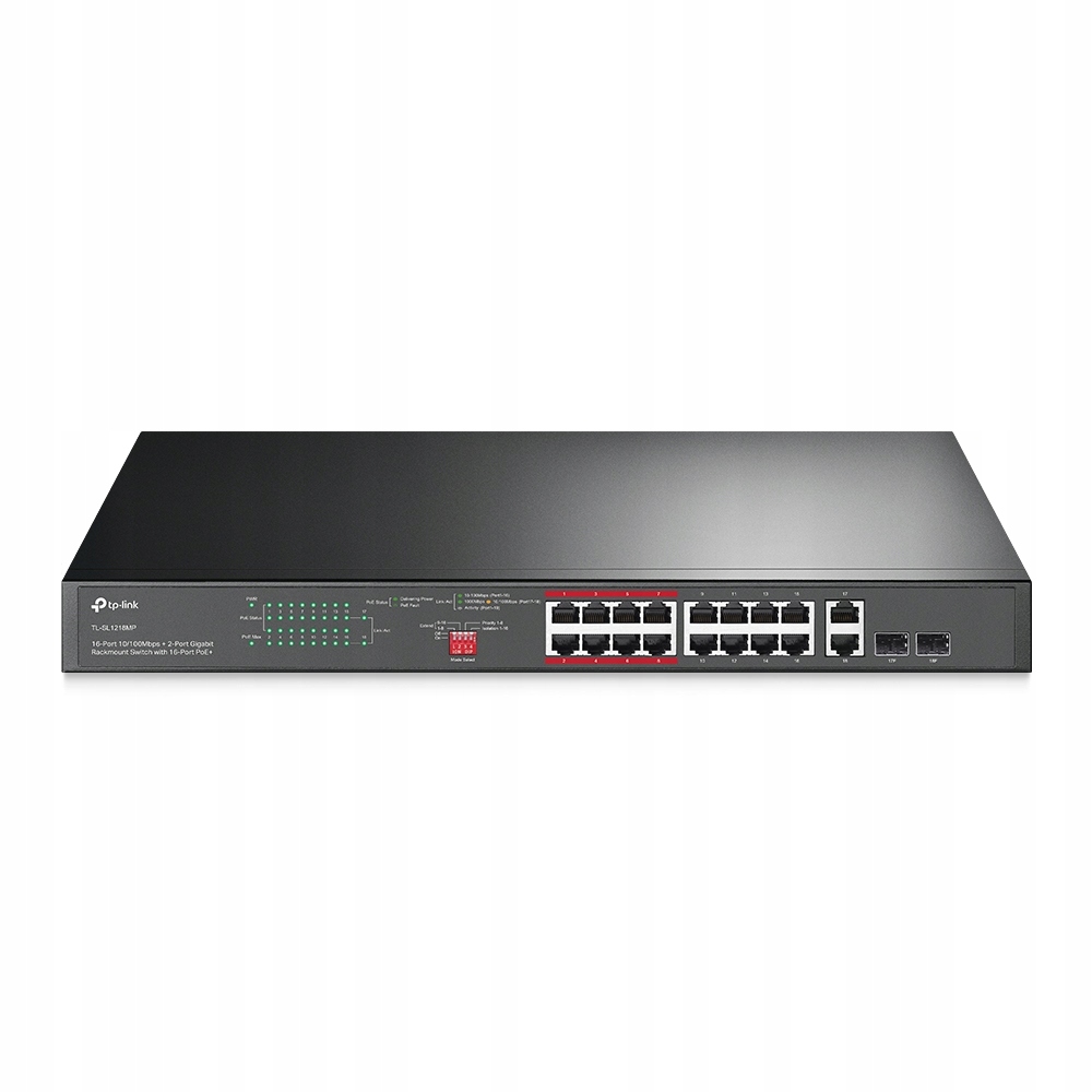 

Switch Tp-link TL-SL1218MP 16 portów