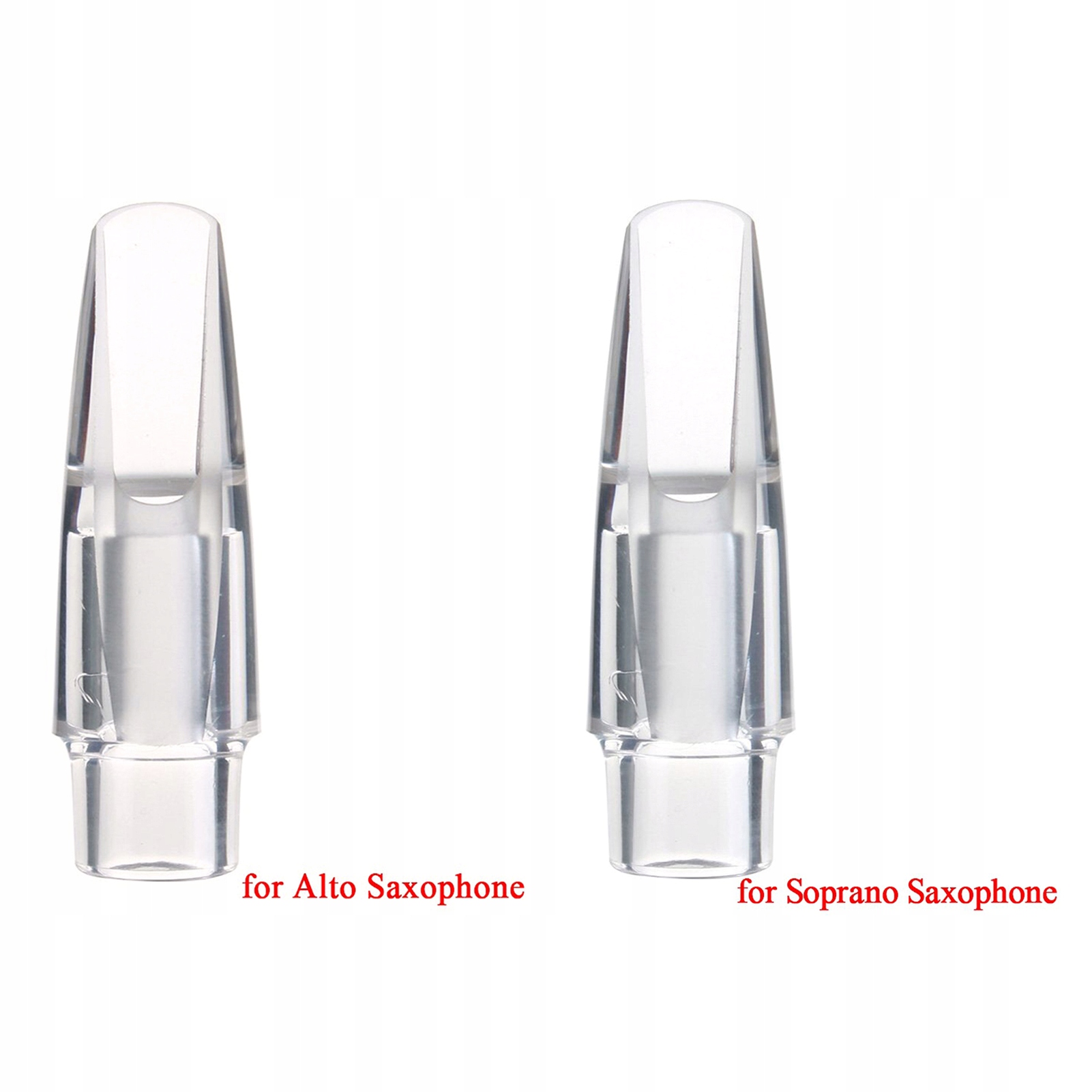 Saksofon altowy przezroczysty ustnik e-flat Crystal ustnik mini 87