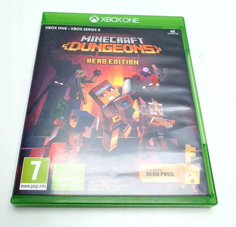 Minecraft Dungeons Hero Edtion Xbox One pudełkowa