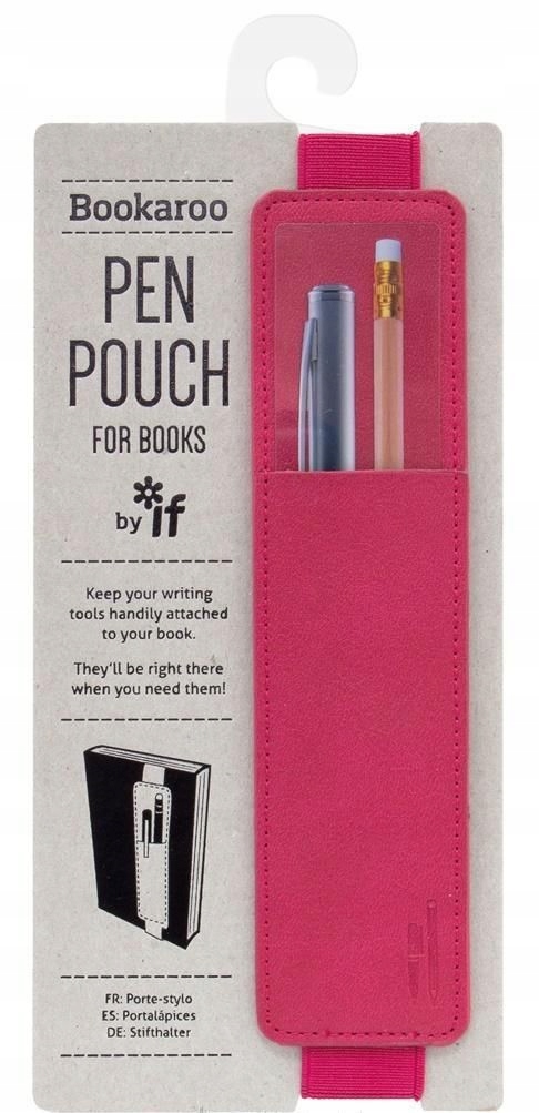 Bookaroo Uchwyt Do Książki Na Długopis Różowy