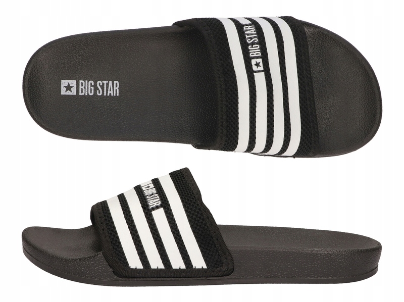 

Klapki Damskie Basen Big Star FF274A353 39 Czarny