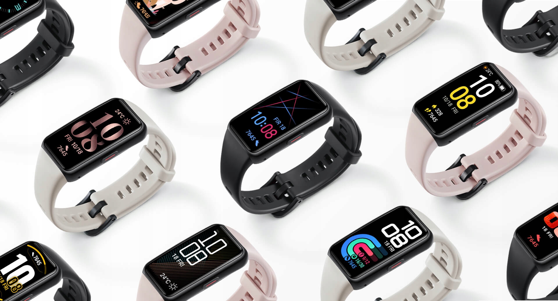 Smartwatch Honor Band 6 szary Kolor szary