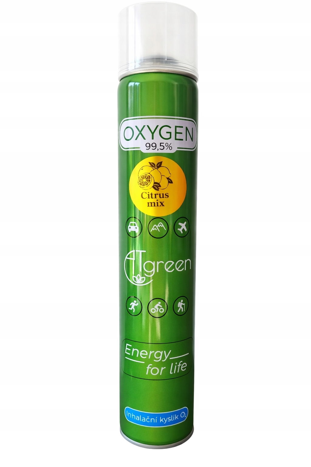 Tlen inhalacyjny O2 - Citrus mix - Bez maski