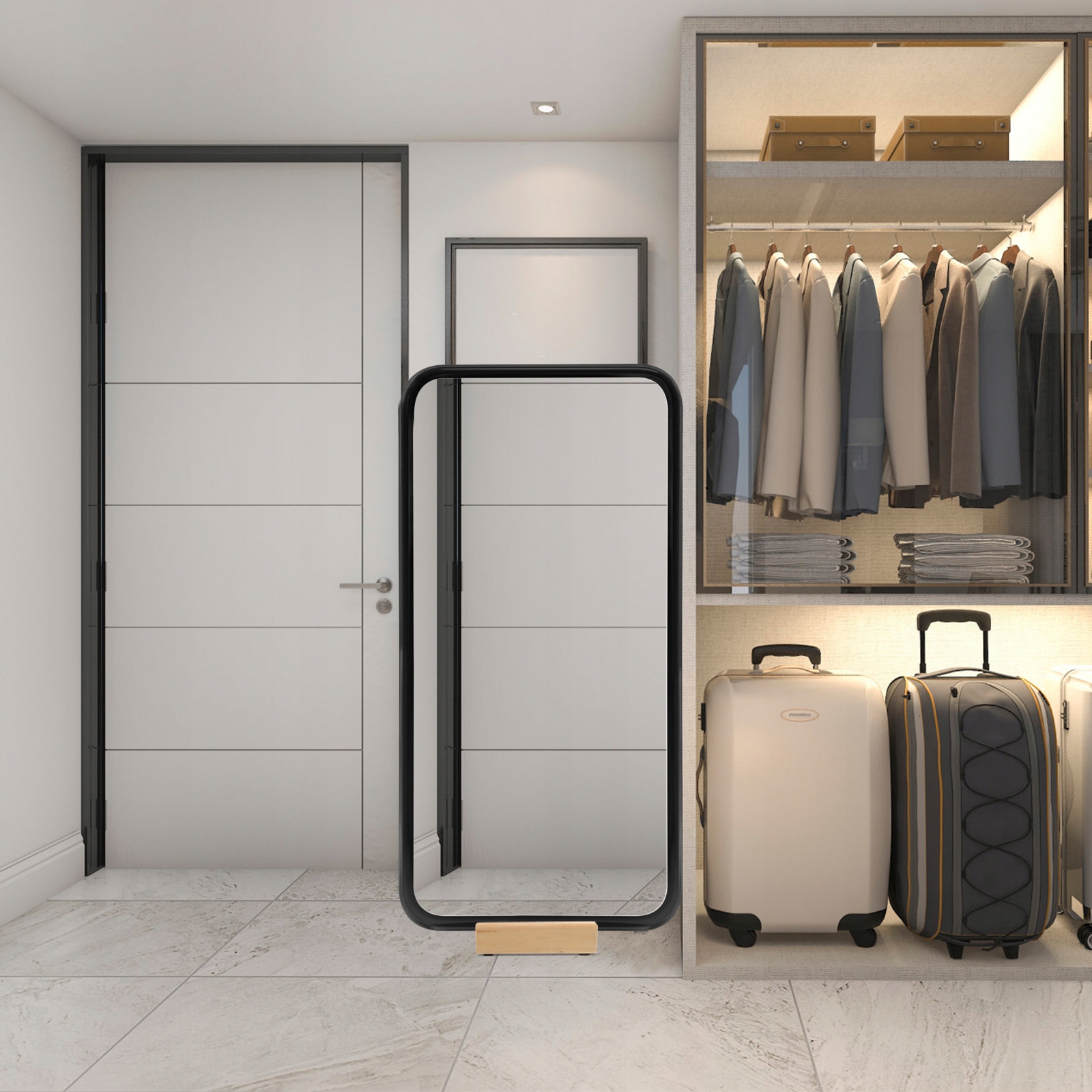 PODSTAWA POD LUSTERKO SZTALALOWE Marka bez marki