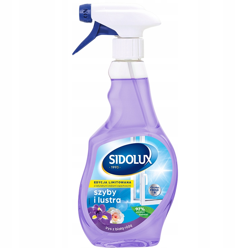 

Sidolux Crystal mycia szyb irys z białą różą 500ml