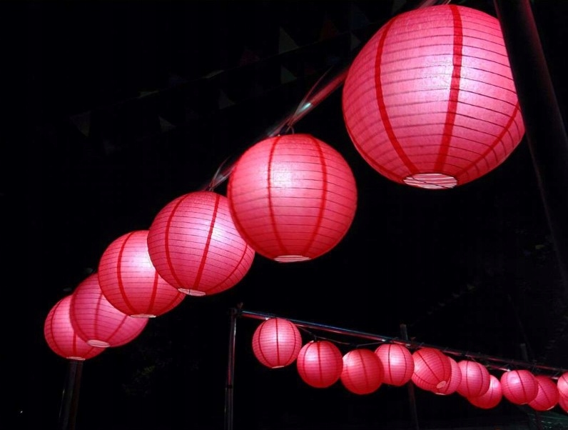 LAMPION PAPIEROWY KREMOWY DEKORACJA WISZĄCA KULA ŚLUB WESELE URODZINY 35 CM Płeć uniseks