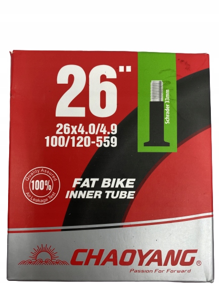 

Dętka Cyt 26x4 Fat Bike Av 33mm Box
