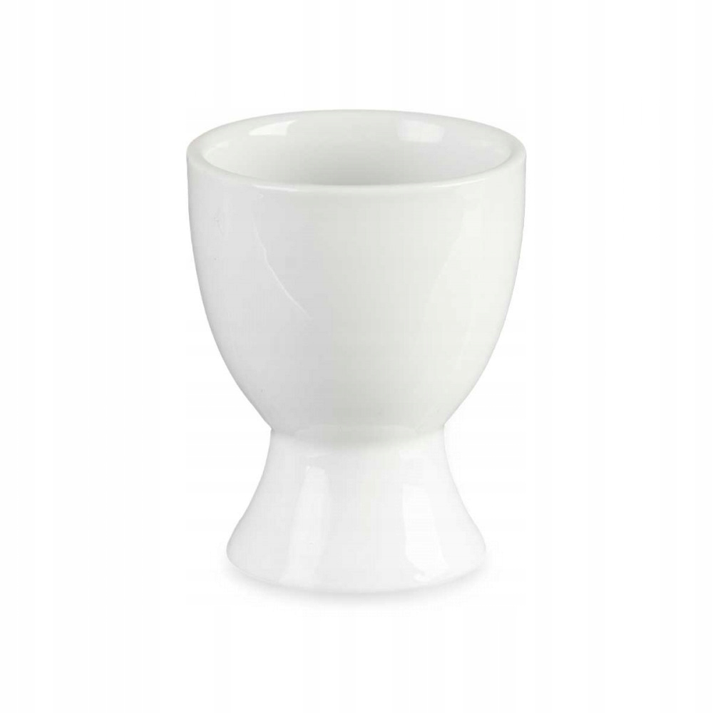 

Biały kieliszek na jajka 6 szt. porcelana
