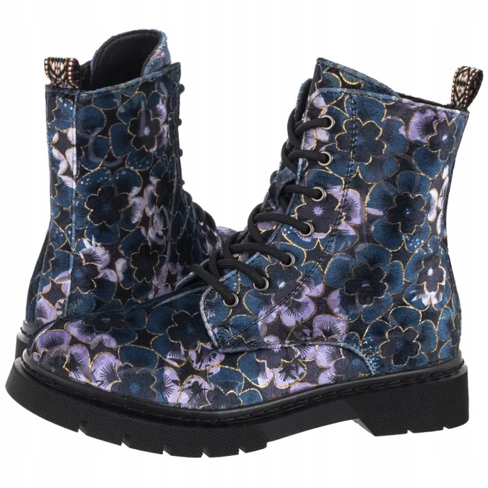 Dámské boty Kotníkové Boty Kanady Artiker Tmavě modré/Multicolor 57C1052