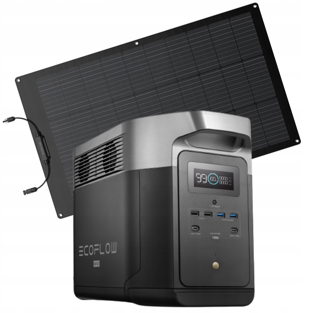 EcoFlow Delta Max 2016Wh 3400W + Panel Solarny