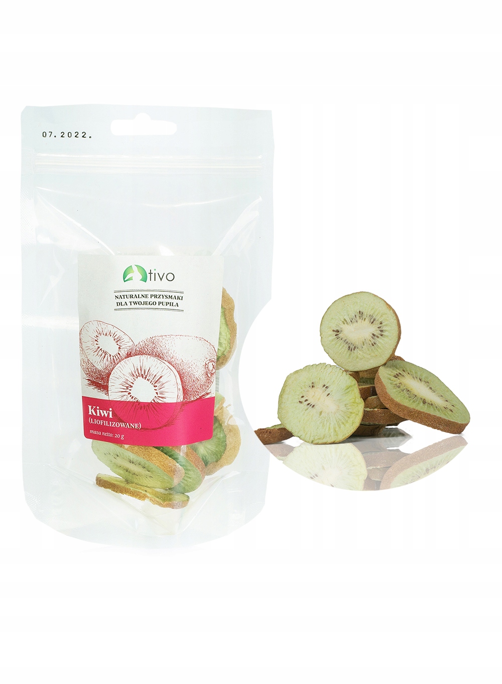 TIVO kiwi liofilizowane 20g dla królików gryzoni