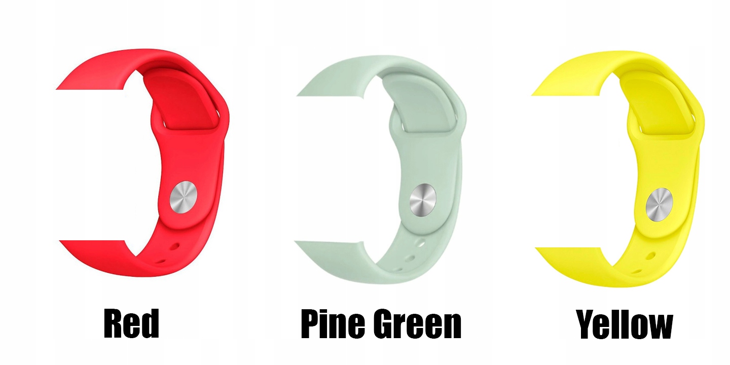 ŚLICZNY PASEK DO SMARTWATCH 20mm|RÓŻNE KOLORY Materiał guma