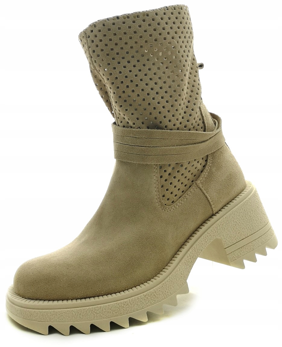 Kotníkové Boty ažurové Dolce Pietro 5042