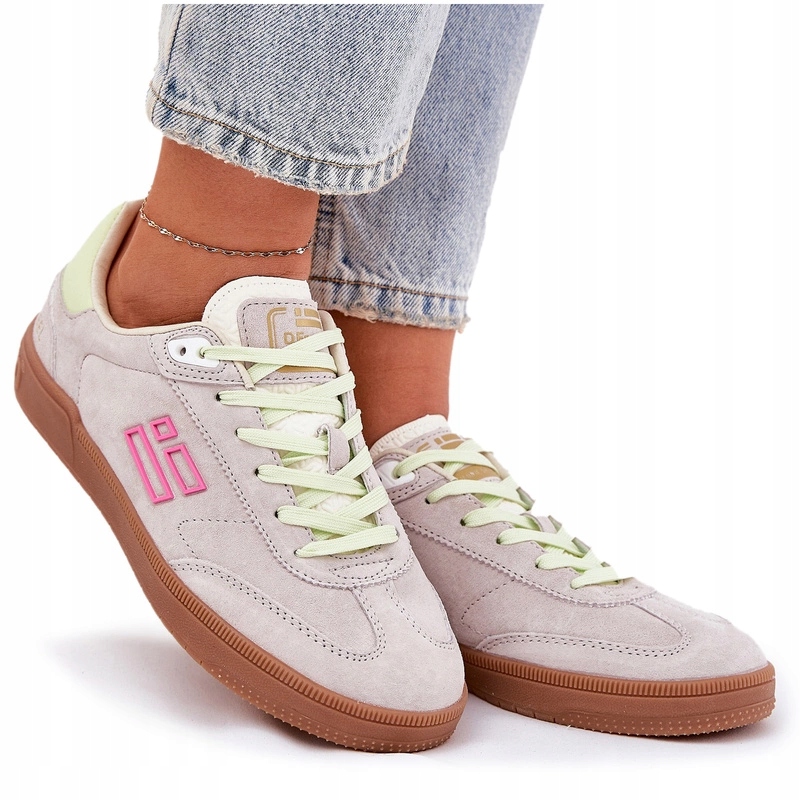 Sportovní Tenisky Semišové D.franklin DFSH387005 Tlumená Bílá 36