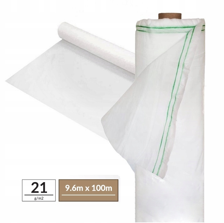 

Agrowłóknina Biała 9,6x100m 21g Zimowa Okryciowa