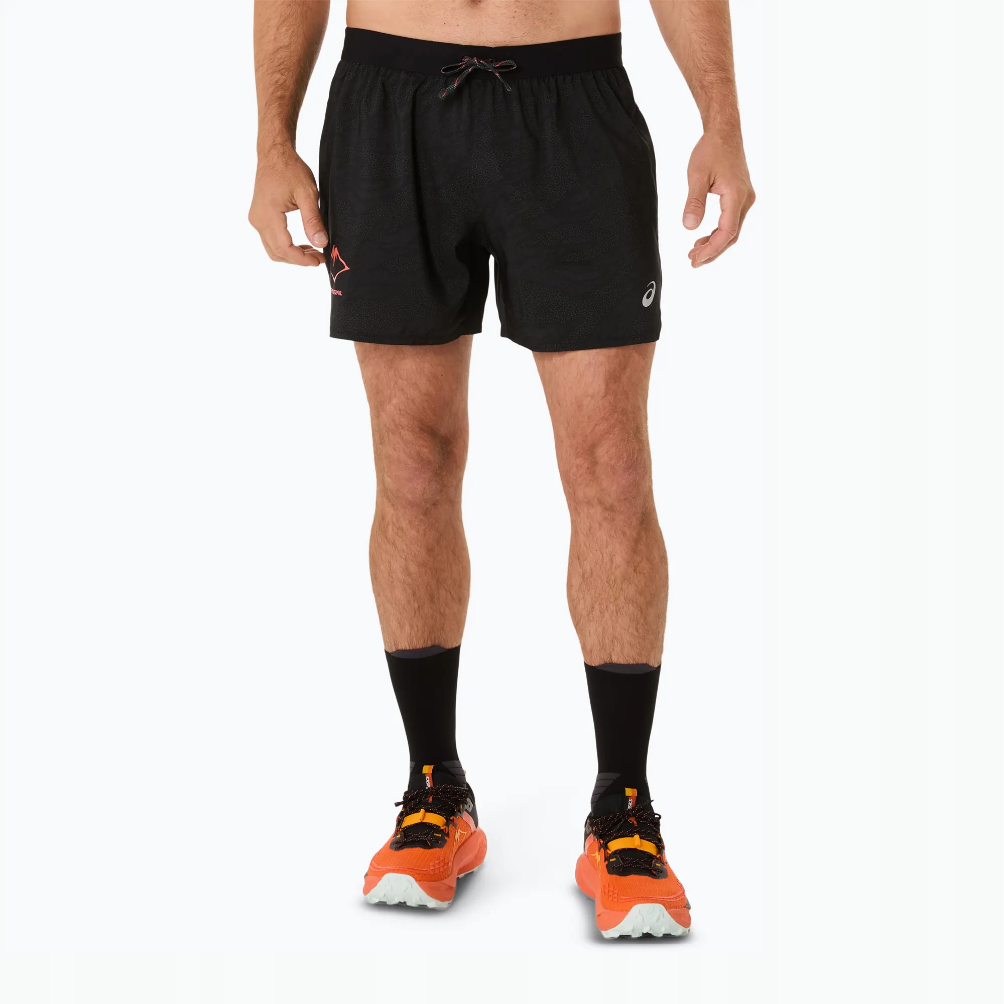 Asics Męskie Spodenki Do Biegania Fujitrail All Over Print 2011C988 R. Xs