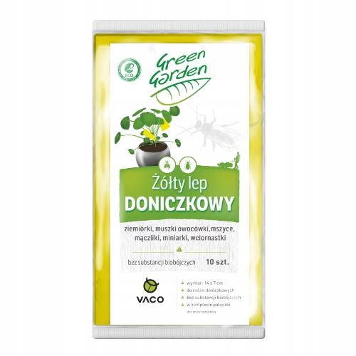 

Vaco Green Garden Żółty lep doniczkowy 10 szt.
