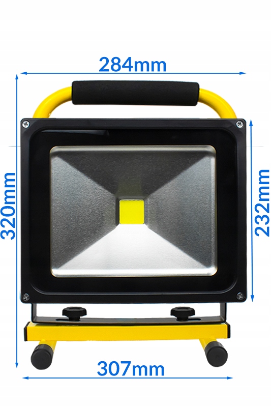 LAMPA LED AKUMULATOROWA BEZPRZEWODOWA Z UCHWYTEM NA STOJAKU 50W 2700lm Liczba trybów 1