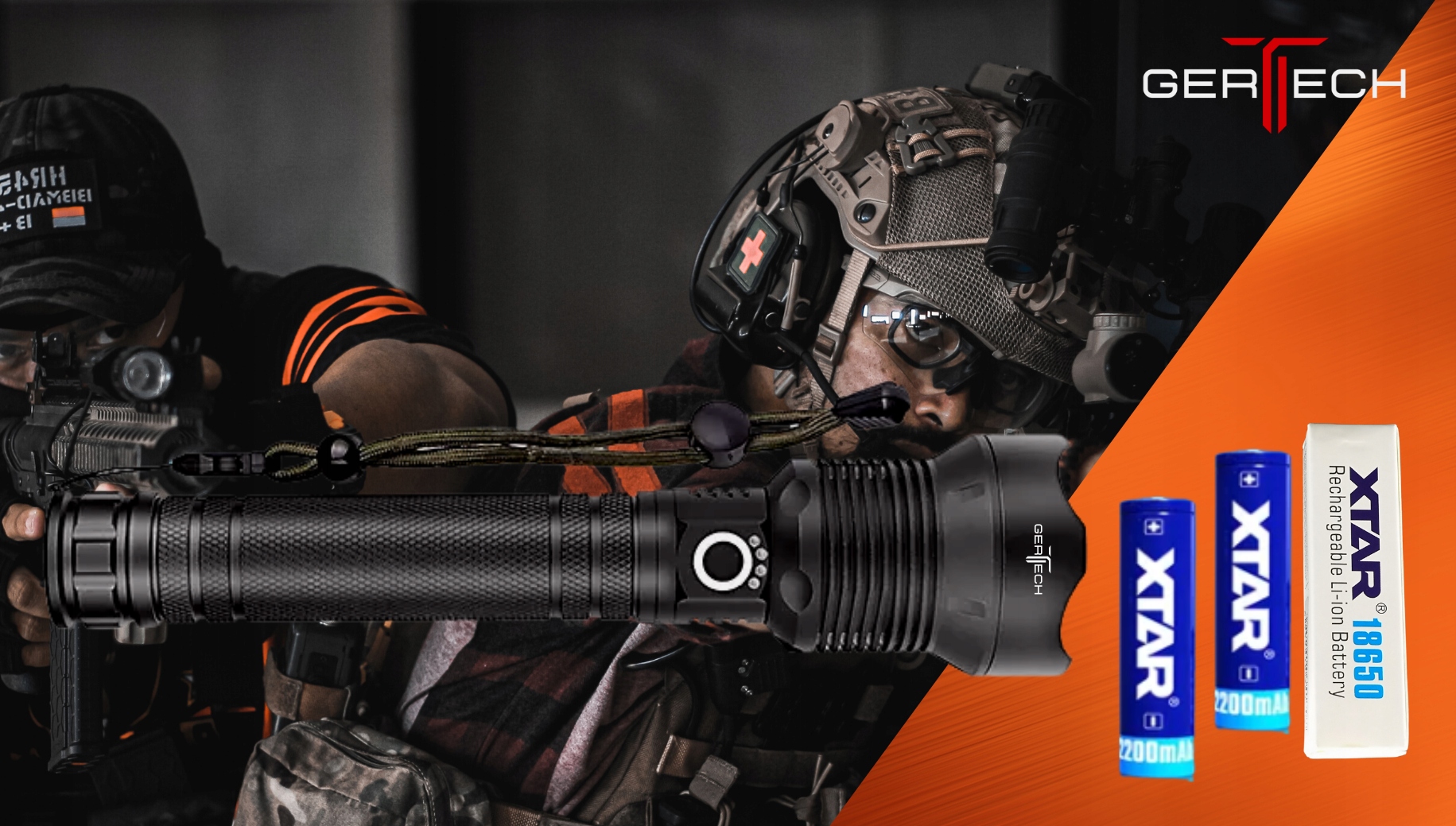 LATARKA LED AKUMULATOR Wojskowa Bardzo MOCNA Reflektor ZOOM PROFSJONALNA Materiał aluminium