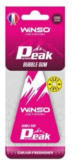 Zapach Samochodowy Winso do Auta Zawieszka Trójkątna Bubble Gum