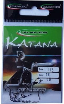 Haczyki Maver Katana 1115 20 szt. (Rozmiar: 12)