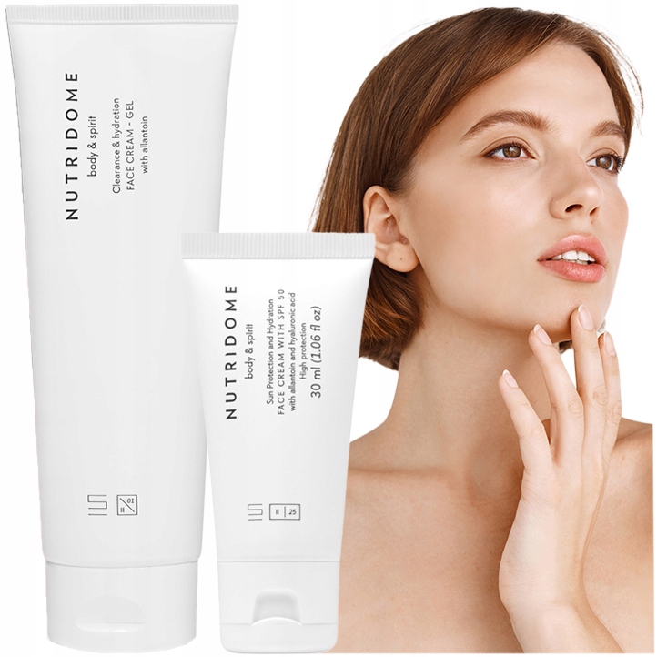 Krém S Filtrem Spf 50 Gel Na Mytí Obličeje Navazující Jemný Nutridome