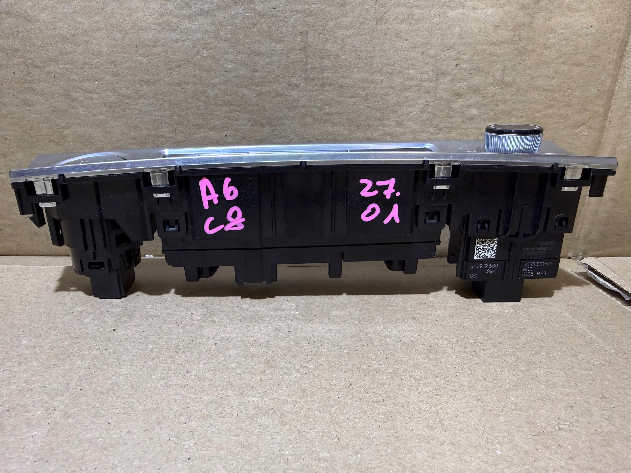 AUDI A6 C8 PANEL ovladačů 4N0959673 4K1919600