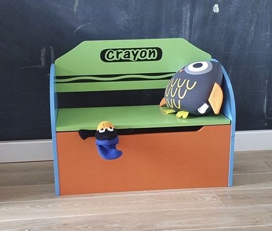 HIT! ŁAWECZKA DLA DZIECI ZE SCHOWKIEM - NOWOŚĆ! Kod producenta KREDKI.BNC