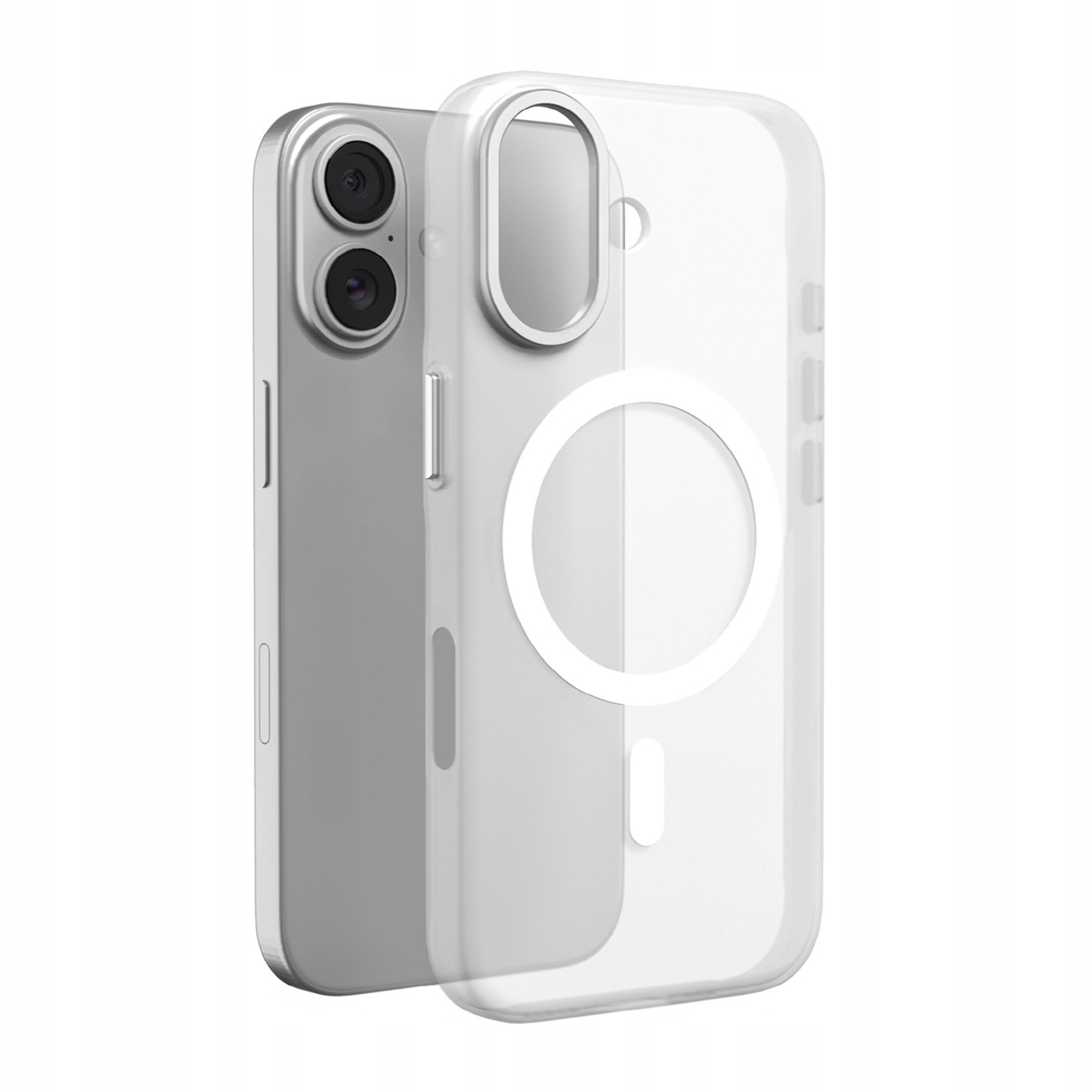 Puzdro Na Iphone 17 Lightfeel Magsafe Priehľadné Biele