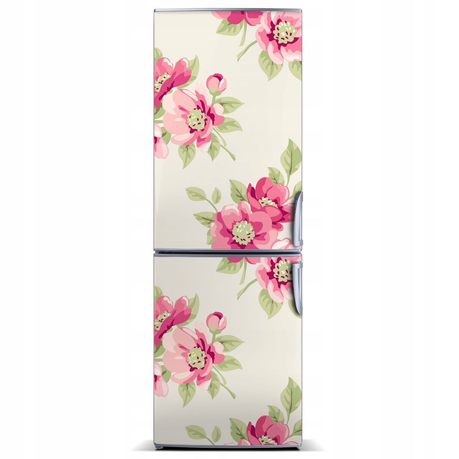 

Magnes magnetyczna lodówkę Różowe kwiaty 60x180